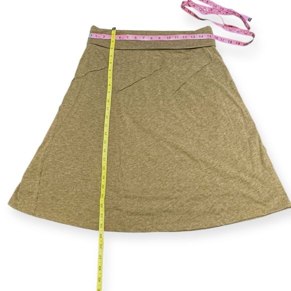 PRANA Women’s Heather Green Daphne Wool Blend A-Line Skirt Size Medium - Picture 5 of 5